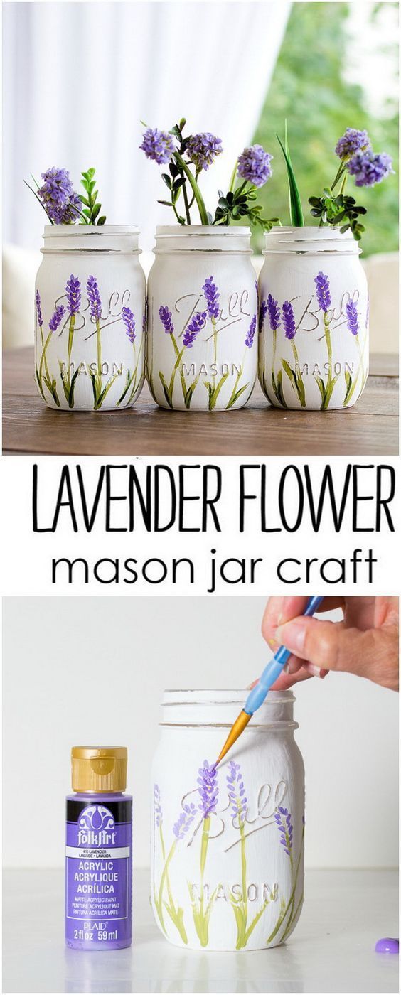 40 Creative DIY Mason Jar Projects with Tutorials -   22 mason jar decorados
 ideas
