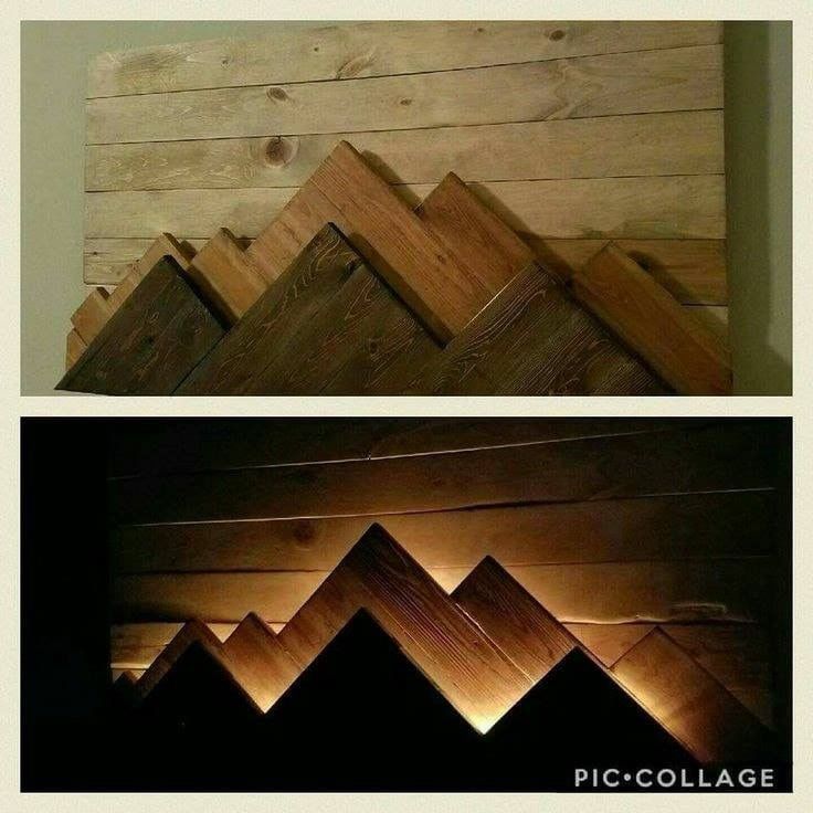 I love this idea...maybe a different silhouette -   22 mountain house decor
 ideas
