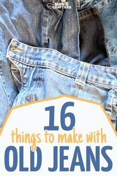 16 of the best recycled denim crafts -   22 recycled crafts jeans ideas