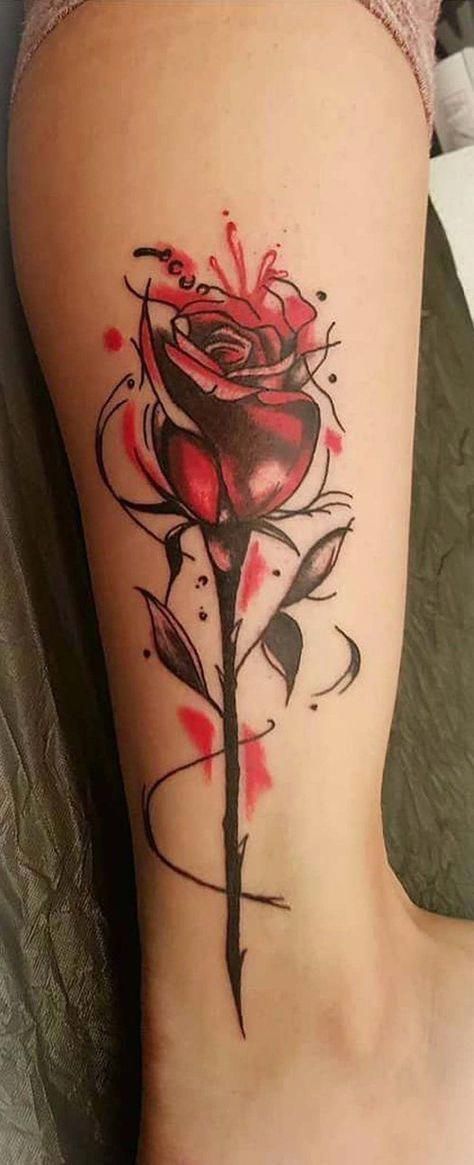 Cute Belle Beauty and the Beast Rose Floral Flower Arm Sleeve Tattoo Ideas for Women - ideas de tatuaje de manga de brazo de rosa para mujeres - www.MyBodiArt.com #Sleevetattoos -   23 beauty and the beast rose tattoo
 ideas