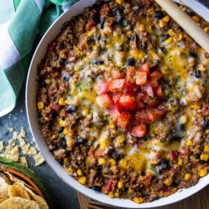 Beef and Quinoa Enchilada Skillet -   23 chicken and quinoa recipes
 ideas
