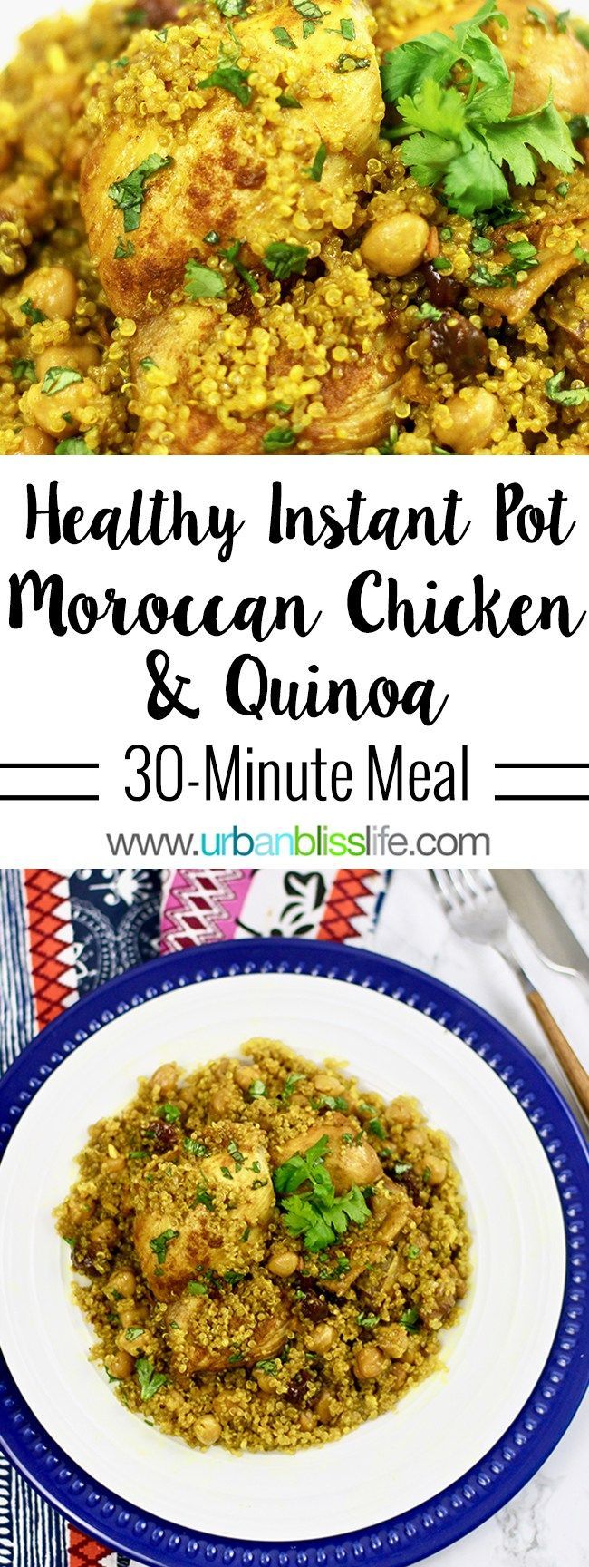 Healthy 30-Minute Instant Pot Moroccan Chicken -   23 chicken and quinoa recipes
 ideas