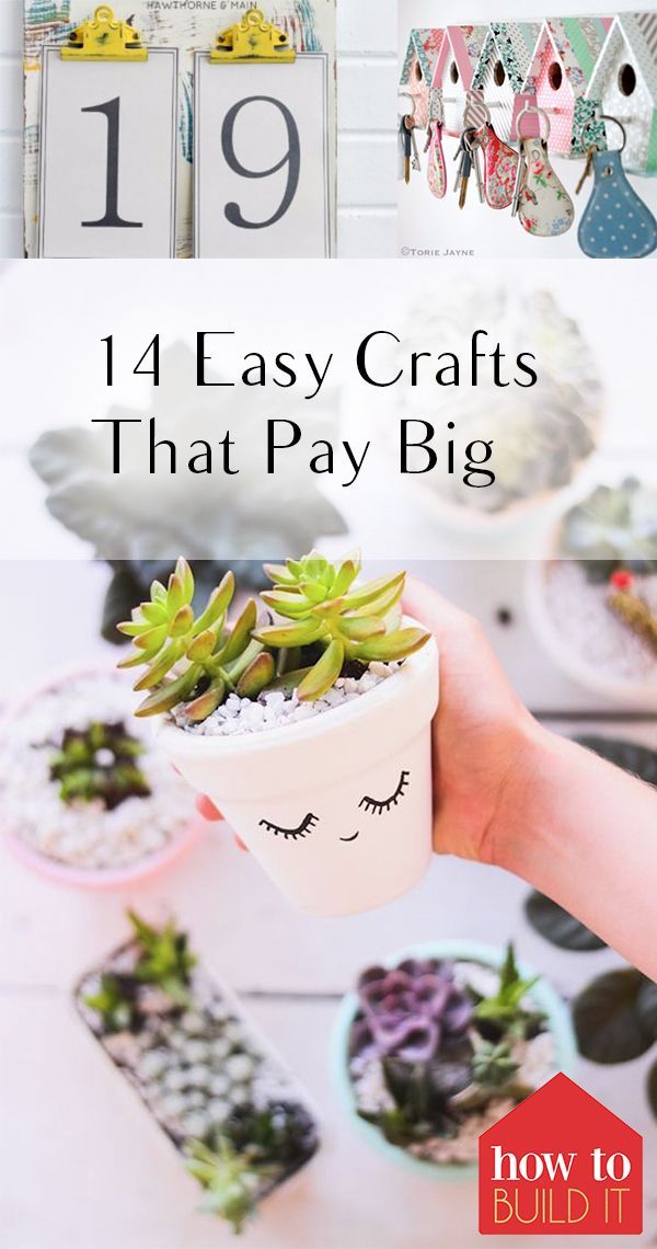 14 Easy Crafts That Pay Big -   23 diy crafts to
 ideas