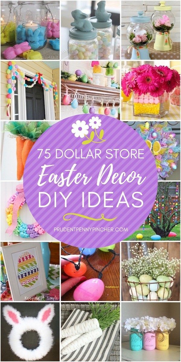75 Dollar Store Easter Decorations -   23 diy crafts to
 ideas