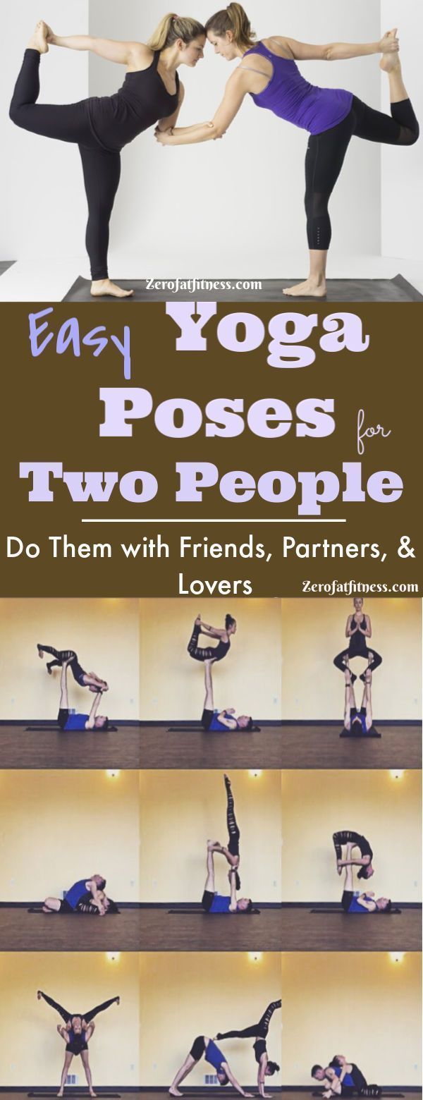 11 Easy Yoga Poses for Two People: Friends, Partners, and Lovers -   23 fitness couples people
 ideas