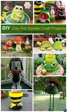 23 garden pots crafts
 ideas