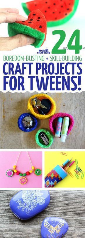 Craft Projects for Tweens - 24 Cool Crafts and Skills to Learn -   23 recycled crafts for teens
 ideas