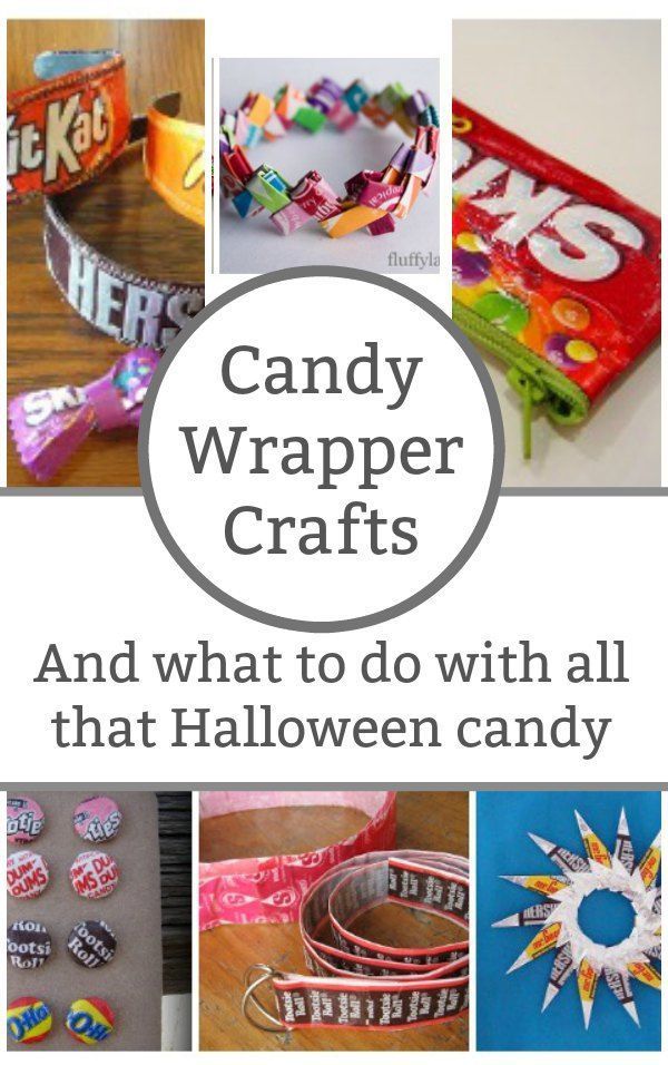 Halloween Candy Wrapper Crafts Kids Can Make -   23 recycled crafts for teens
 ideas