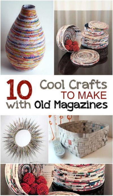 23 recycled crafts for teens
 ideas