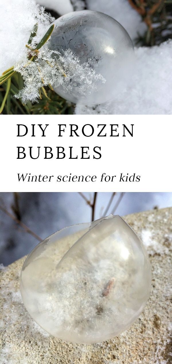How to Make Frozen Bubbles -   23 winter crafts for kids to make
 ideas