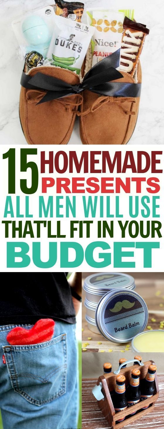Easy Gifts for Him: 15 That You Can Make Yourself -   24 diy gifts for husband
 ideas