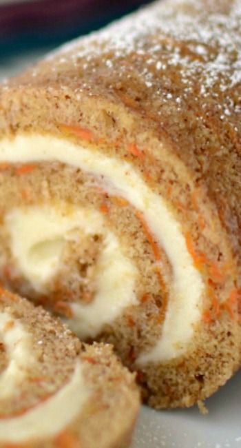Perfect for Easter, this Carrot Cake Roll is full of Carrot Cake spice and filled with cream cheese frosting. -   24 easter dessert recipes
 ideas