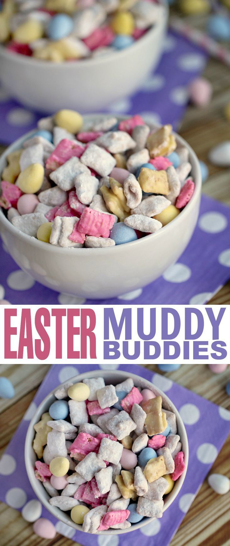 Easter Muddy Buddies -   24 easter dessert recipes
 ideas