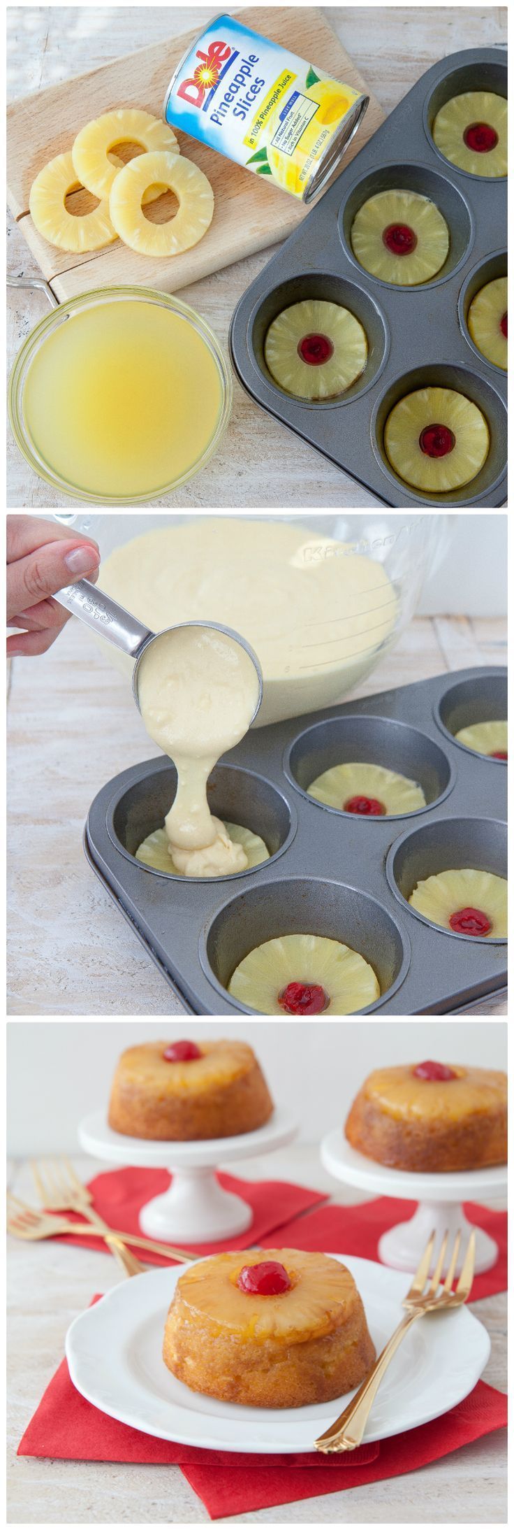 Pineapple Upside Down Minis -   24 easter dessert recipes
 ideas