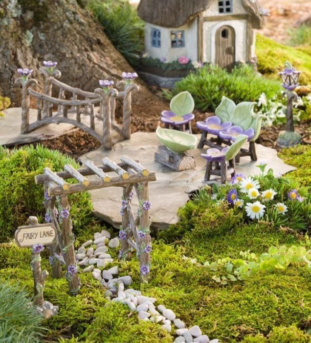 Lovely And Magical Miniature Fairy Garden Ideas 36 -   24 fairy garden drawing
 ideas