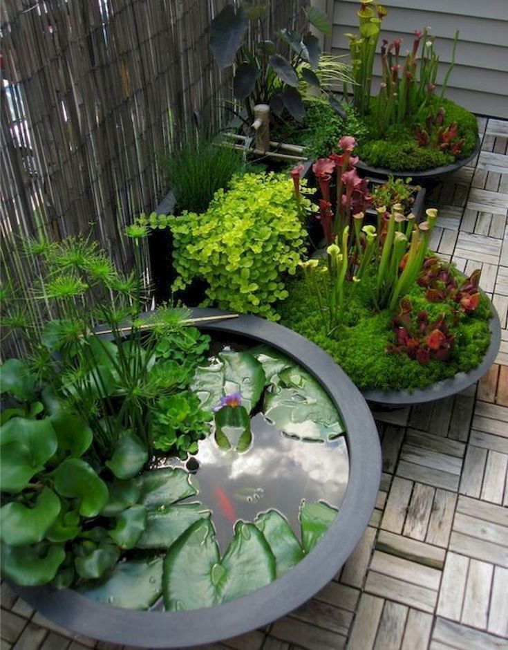 85 Awesome Backyard Ponds and Water Garden Landscaping Ideas -   24 garden design water
 ideas
