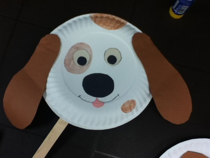 paper plates animal craft ideas - puppy dot - kids craft -   24 small animal crafts
 ideas
