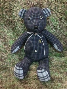 12+ Adorable DIY Memory Bears Pattern with Instructions -   25 crafts gifts teddy bears
 ideas