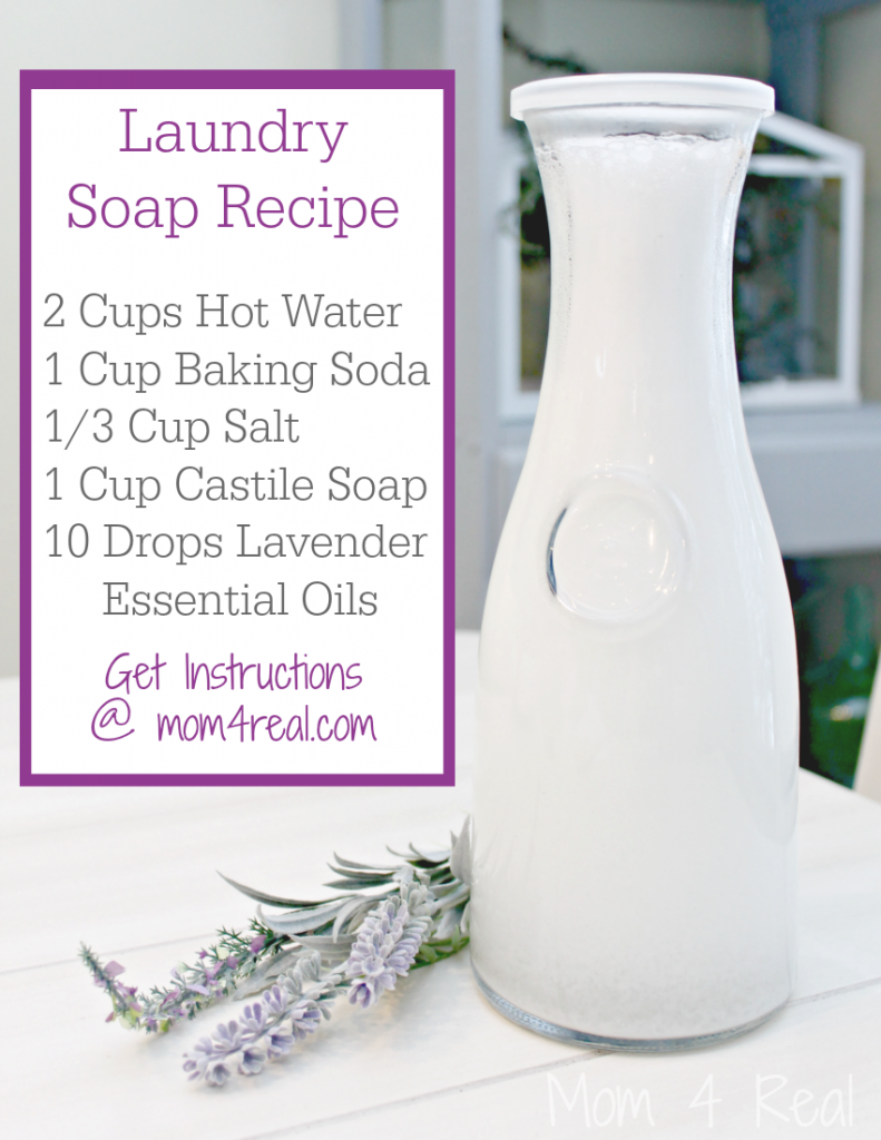 Homemade Liquid Laundry Detergent - Borax Free -   25 diy soap laundry
 ideas