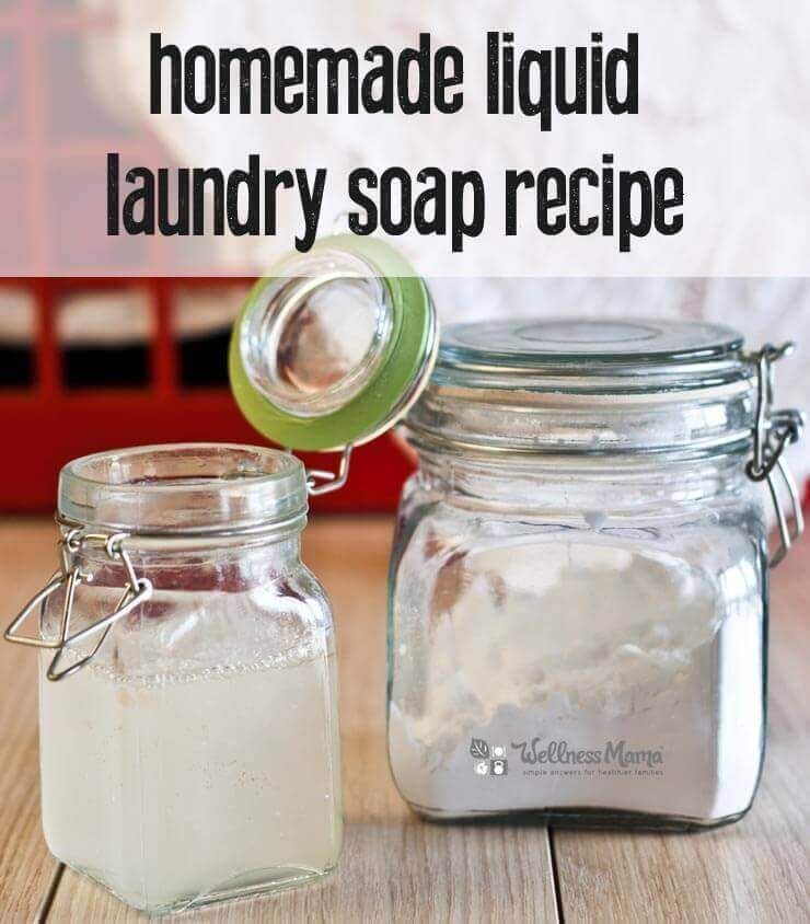 How to Make Laundry Soap (DIY Liquid or Powder Recipe) | Wellness Mama -   25 diy soap laundry
 ideas