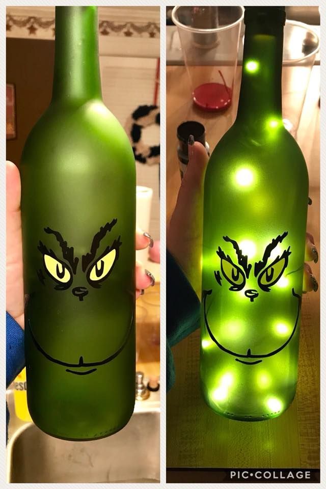 55+ Creative Wine Bottle Crafts With Lights You Want For Your Home -   25 halloween wine bottle
 ideas