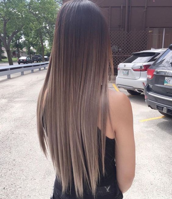Hottest Hair Color Trends This Year -   25 long style straight
 ideas