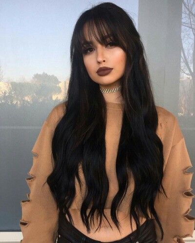 The Best Bangs For Your Face Shape -   25 long style straight
 ideas