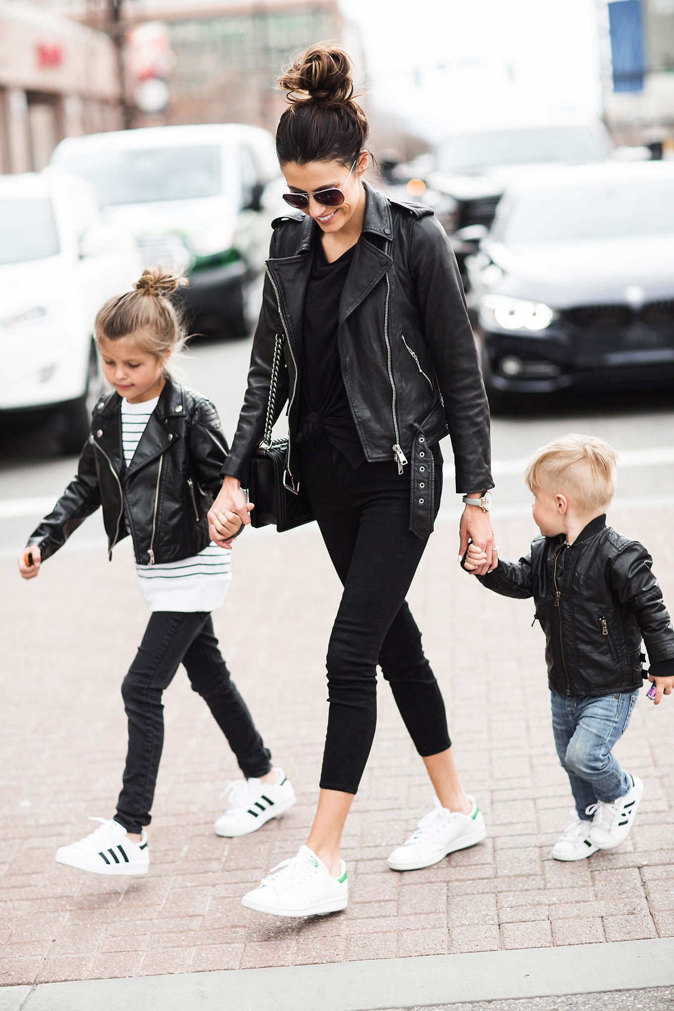 A Family Leather Look -   25 rock style casual
 ideas