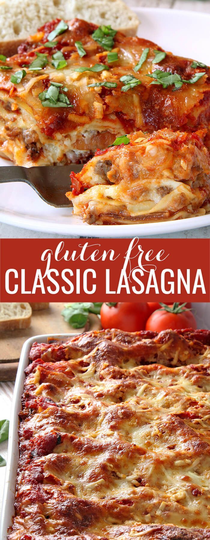 Gluten Free Lasagna -   13 gluten free italian recipes
 ideas