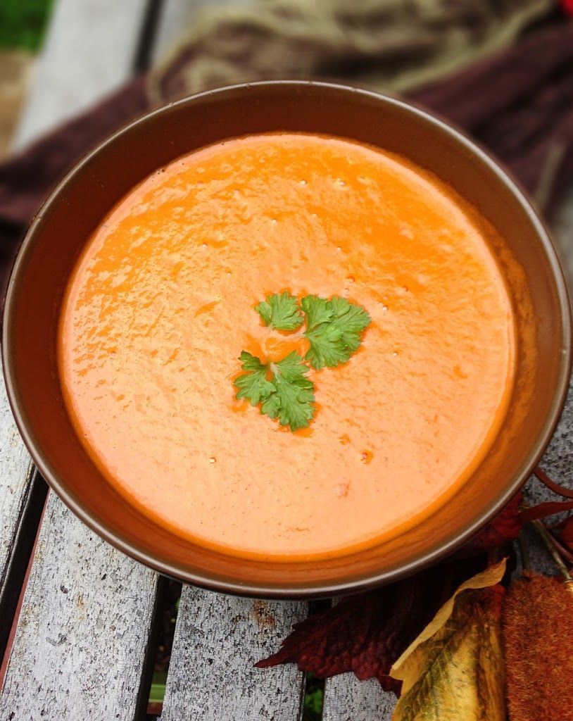 Spicy Coconut Roasted Red Pepper Soup -   14 candida diet soup
 ideas