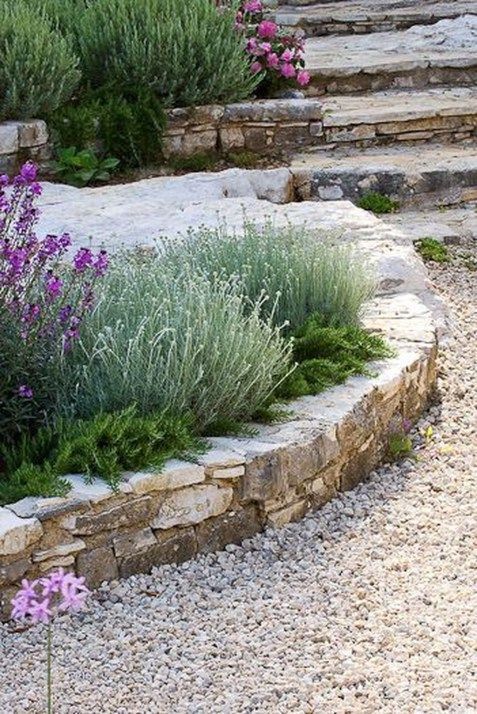 20+ Enchanting Stone Walls Garden Ideas -   14 garden inspiration stone
 ideas