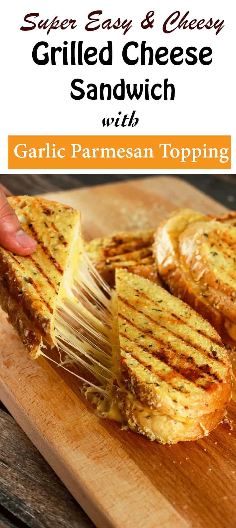 Grilled Cheese Sandwich with Garlic Parmesan Crust -   14 grilled sandwich recipes
 ideas