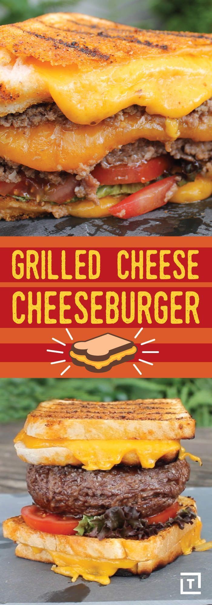 Grilled Cheese Cheeseburger -   14 grilled sandwich recipes
 ideas