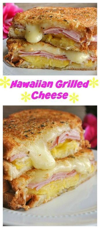 Hawaiian Grilled Cheese -   14 grilled sandwich recipes
 ideas