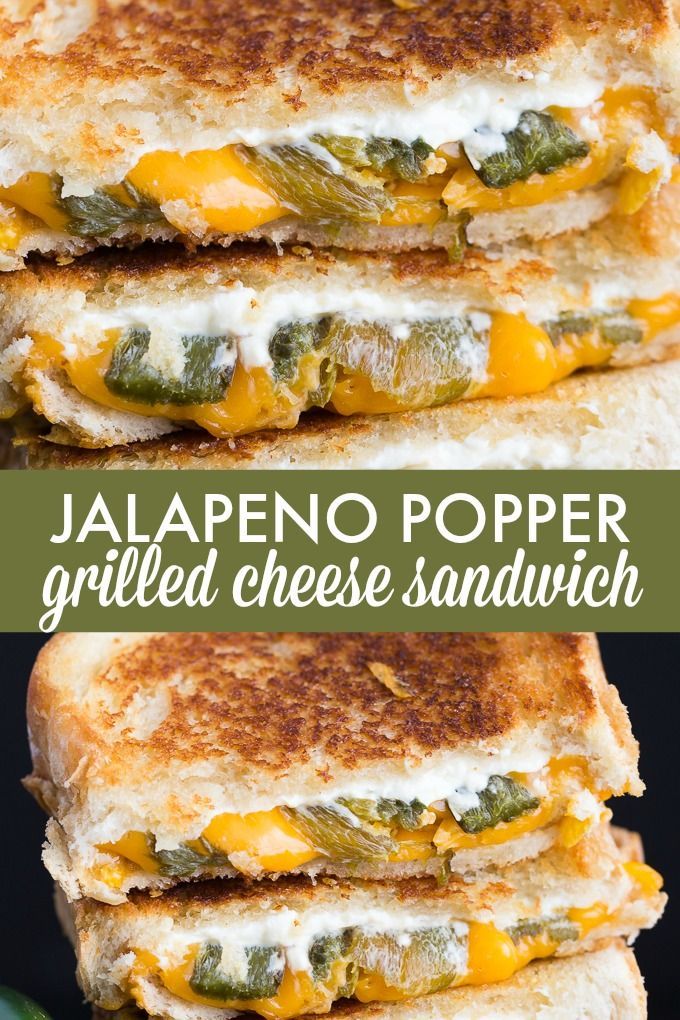 Jalapeno Popper Grilled Cheese Sandwich -   14 grilled sandwich recipes
 ideas