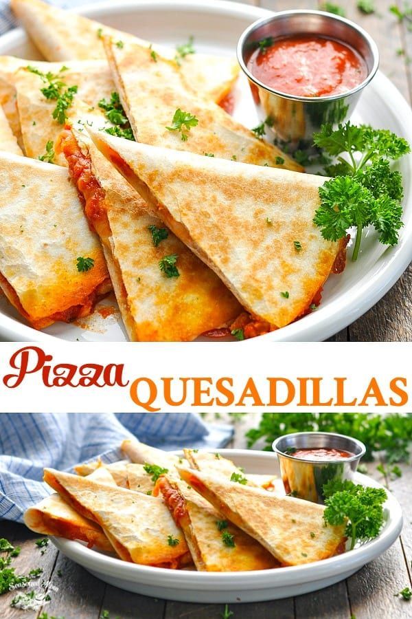 Pizza Quesadillas -   15 healthy recipes vegetarian
 ideas