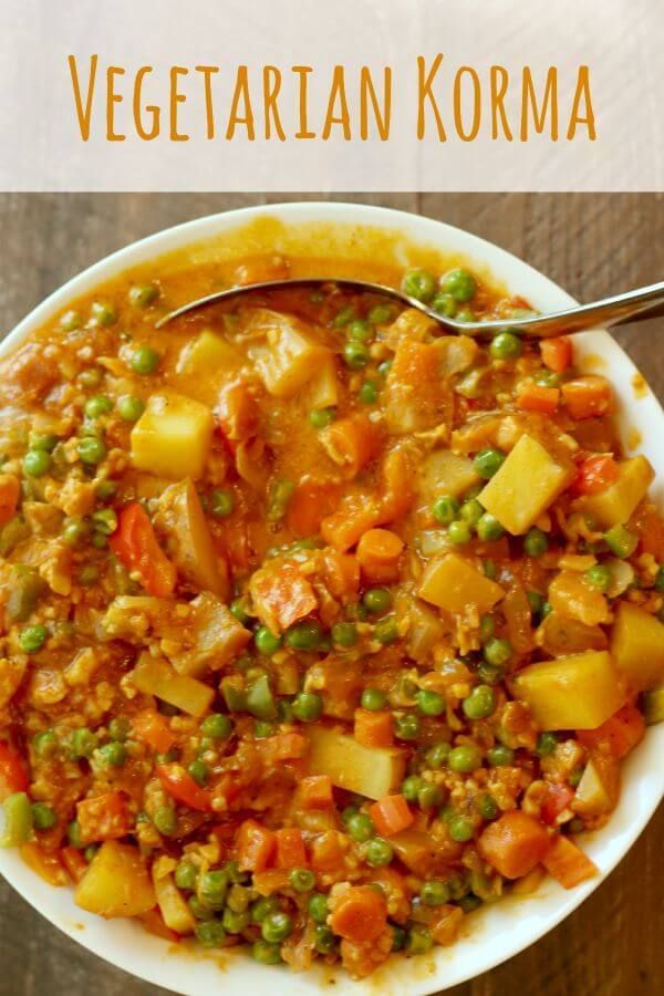 Vegetarian Korma -   15 indian recipes easy ideas