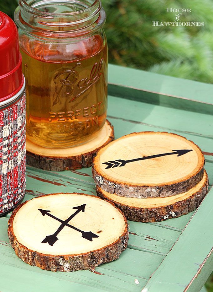 20 Naturally Beautiful Ways to Decorate With Wood Slices -   15 sharpie crafts on wood
 ideas