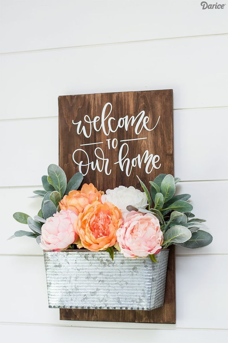 Front Door Welcome Sign -   15 wood decor signs
 ideas