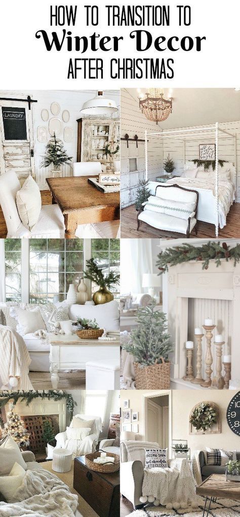 How to Transition from Christmas to Winter Decor -   16 winter decor lights
 ideas