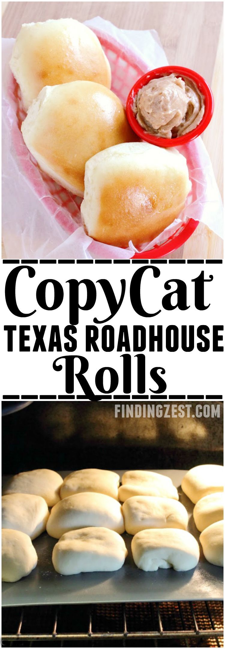 Copycat Texas Roadhouse Rolls with Cinnamon Butter -   17 delicious dinner recipes
 ideas