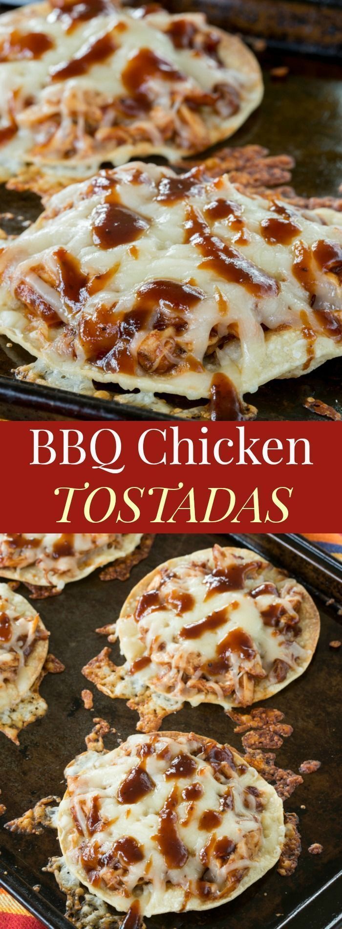 BBQ Chicken Tostadas -   17 delicious dinner recipes
 ideas