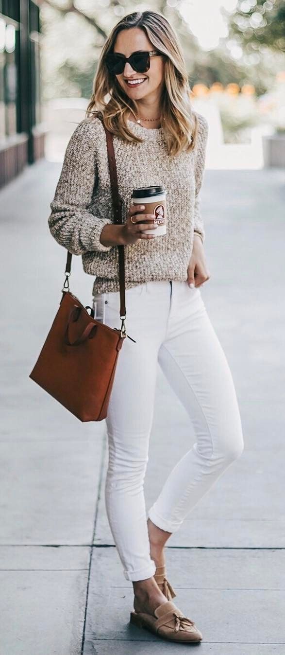 Fall Basic Addiction: 40 Best Outfit Ideas To Go With -   17 feminine casual style
 ideas