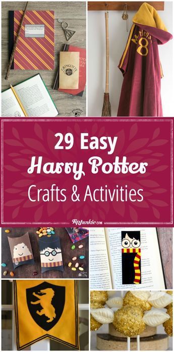 29 Harry Potter Crafts & Activities [easy] -   17 harry potter manualidades
 ideas
