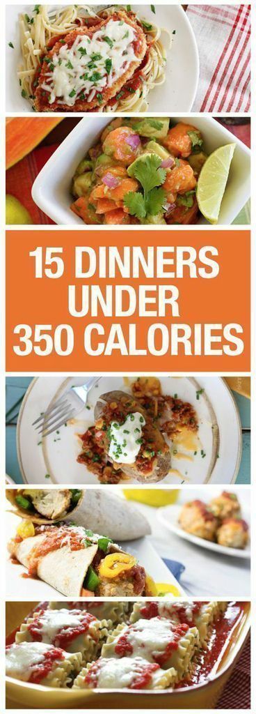 15 Dinners Under 350 Calories -   17 repas 1200 calorie
 ideas