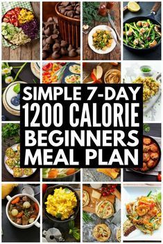 Low Carb 1200 Calorie Diet Plan: 7-Day Meal Plan for Serious Results -   17 repas 1200 calorie
 ideas