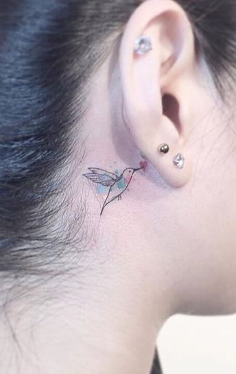 75 More Small Tattoo Ideas from Playground Tattoo -   17 tiny tattoo bird
 ideas