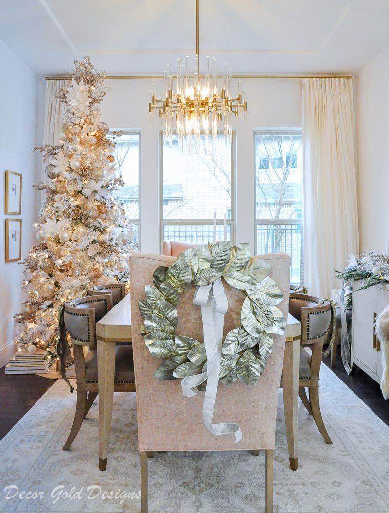 Christmas Dining Room - Styled for the Season Home Tour -   18 christmas dining decor
 ideas