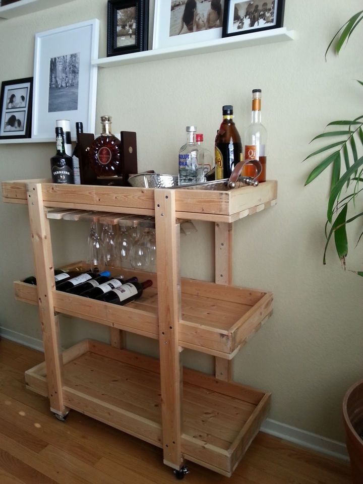 18 DIY Bars and Bar Carts That Are Perfect for the Home or Patio -   18 diy home bar
 ideas