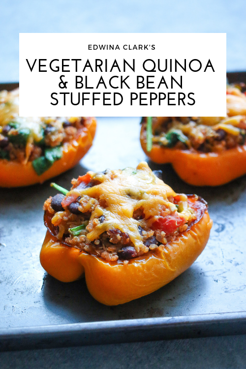 Vegetarian Quinoa and Black Bean-Stuffed Peppers -   18 quinoa recipes baby
 ideas